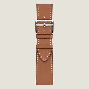 Hermès Brown Leather Watch Strap